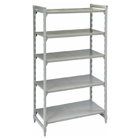 Cambro CPU217284S5PKG Camshelving® Premium Starter Unit 21"W X 72"L X 84"H 5-tier