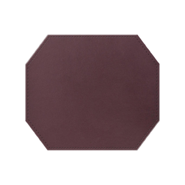 Risch TABLEMATOCT-IRI 15X13 Iridescent Shimmer Faux-leather Table Mat (specify Color)