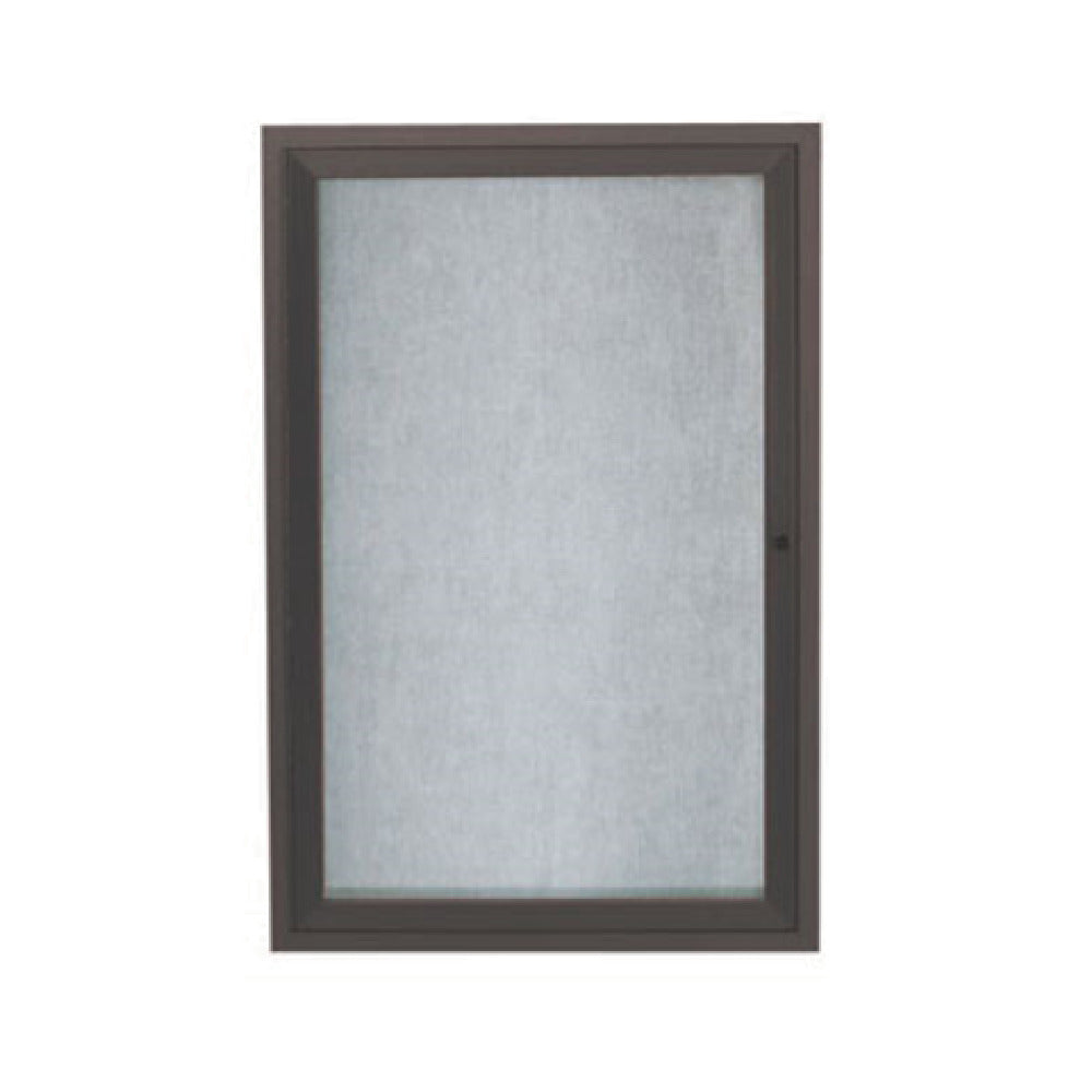 Aarco ODCC2418RBA Bulletin Board 18"W X 24"H Enclosed