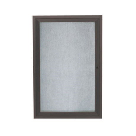 Aarco ODCC2418RBA Bulletin Board 18"W X 24"H Enclosed