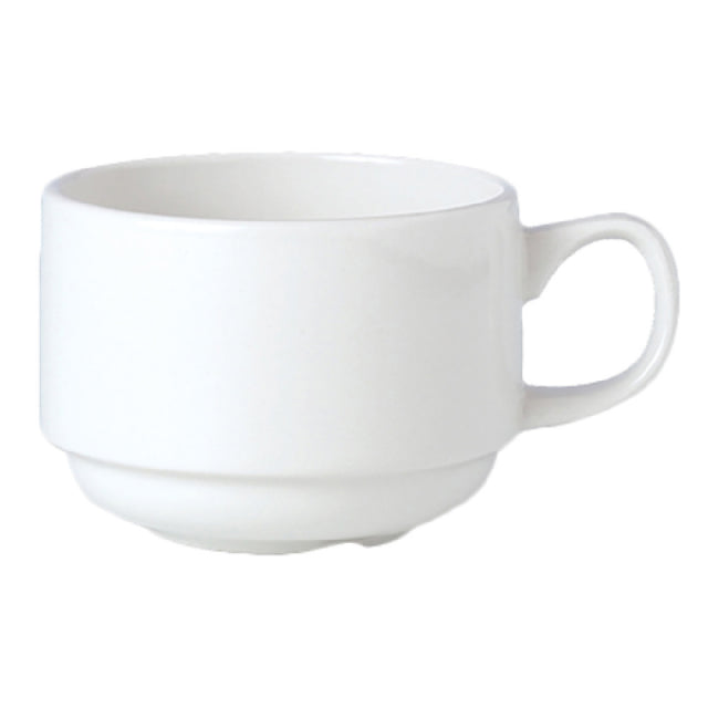 Steelite 11010230 Slimline Cup 6 Oz. Stackable
