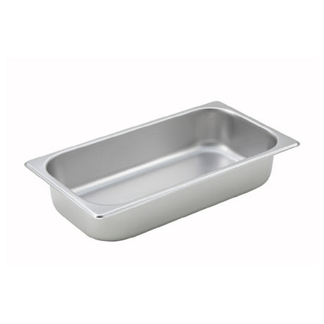 Winco SPT2 Steam Table Pan 1/3 Size 6-7/8" X 12-3/4" X 2-1/2" Deep