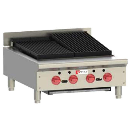 Wolf ACB25_NAT Achiever Charbroiler 25-1/8" W Countertop