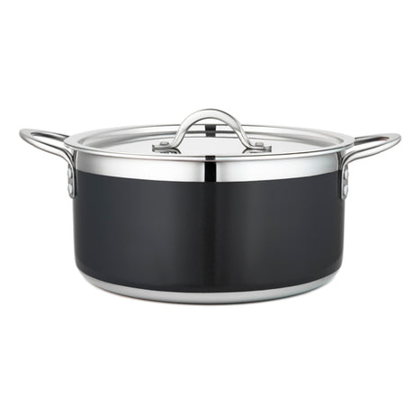 Bon Chef 71303-CF2-B Country French X Pot 5 Qt. 22 Oz. 10-1/8" Dia. X 4-3/4"H