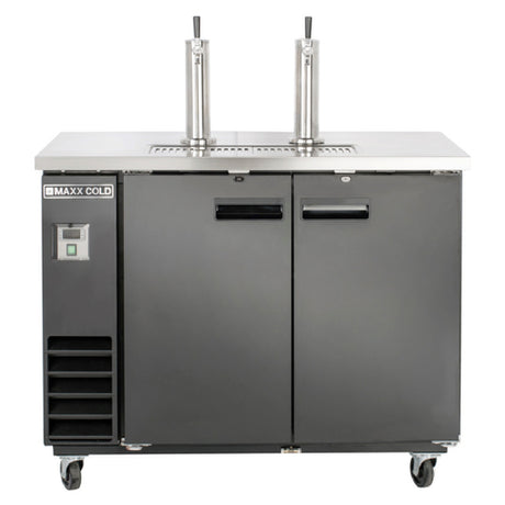 Maxximum MXBD48-2BHC Maxx Cold X-Series Keg Cooler With Dual Towers Two-section