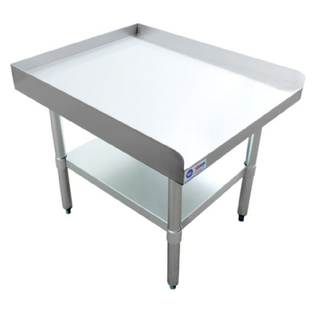 Omcan 47694 (47694) Equipment Stand 24"W X 30"D Stainless Steel Top With 2" Upturn On Rear & Sides