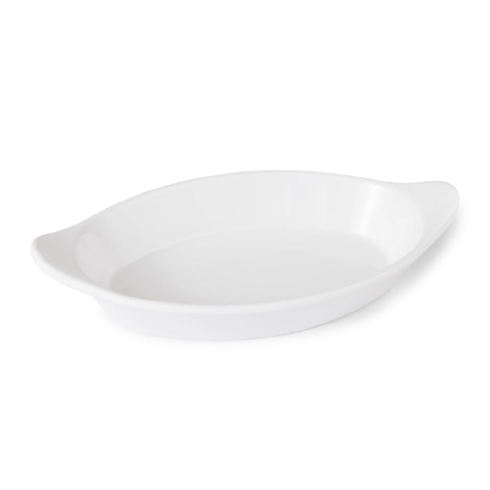 Bon Chef 53635WHITE Au Gratin 9.25" X 5.25" Oval