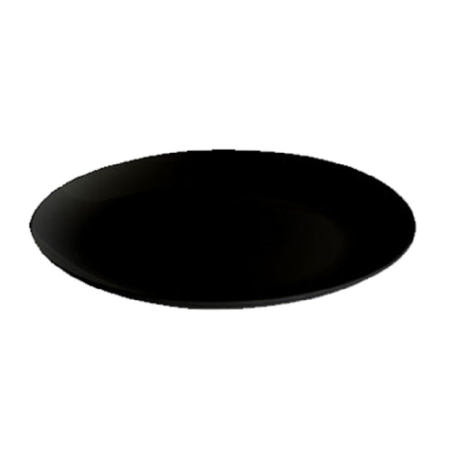 GET Enterprises ML-240-BK Siciliano® Display Plate/Platter 18" Dia. X 1-1/2"H Break-resistant