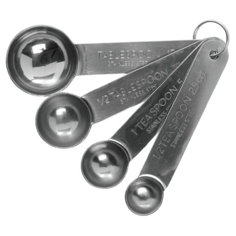 Hubert 62421 - Measuring Spoon Set, 4-piece, Includes (1) Each: Tablespoon