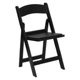 Flash Furniture LE-L-1-BLACK-GG Hercules Series Folding Chair 1000 Lb. Weight Capacity