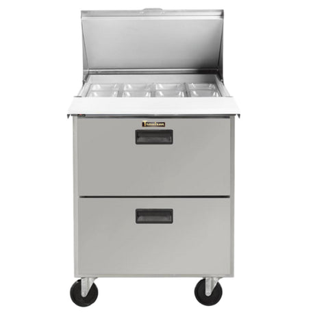 Traulsen CLPT-2712-DW - Dealer's Choice CLPT Series Mega Top Prep Table, (2) Fully Removable Drawers
