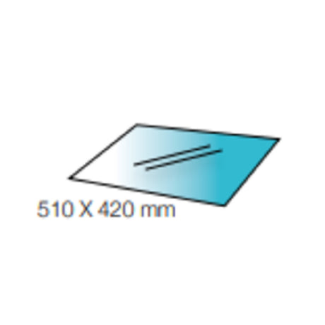 AMPTO RTEK033 Glass Shelf For 4400 And 4100 Models (each)