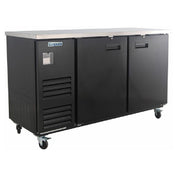 Empura Refrigeration E-KBB70M-2 Back Bar Cooler 2 Swing Solid Doors 69"W X 27.6"D X 42.5"H