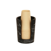Cal Mil 23859-124 Cup Holder 4.25" Dia. X 8.25"H Features A Front Cutout