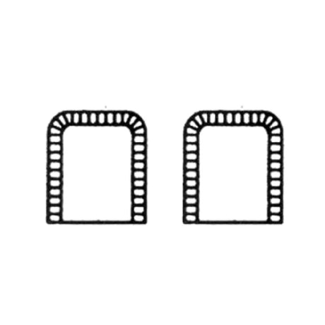 Somerset SD1 Turnover/Pastry Die Double Square 2-3/4" X 1-3/4" X 1"