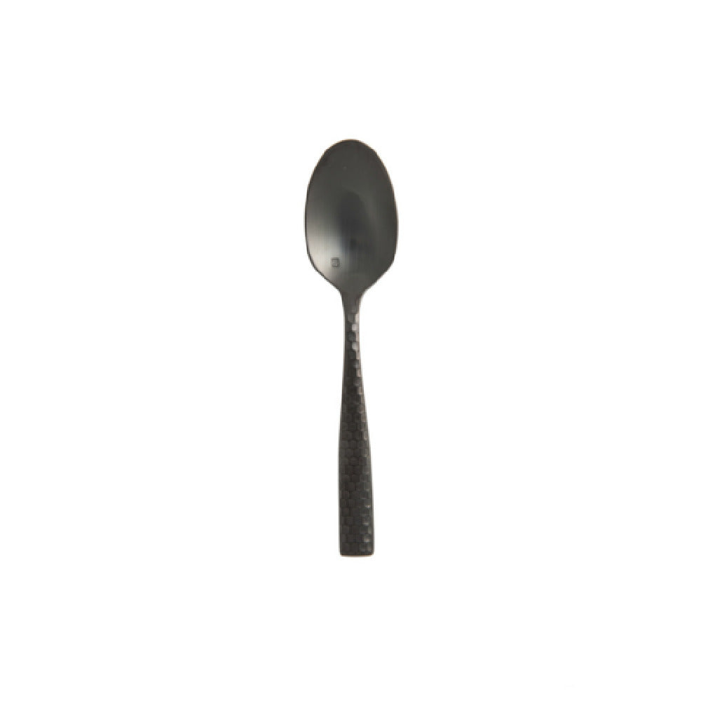 Fortessa 1.6B.102.FC.021 Lucca Faceted Brushed Black Tea/Coffee Spoon 5.9" (15.1cm)