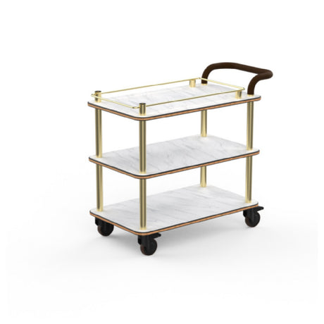 Steelite MGCRNX02CBXX Mogogo Buffet Solutions Roll'n Service Cart 41-1/2" X 21" X 36"H
