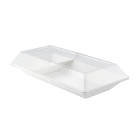 PacknWood ECOECO1 - Eco VIP Meal Kit, Includes: (800) 210ECOD2724 Rectangular Sugarcane Plates