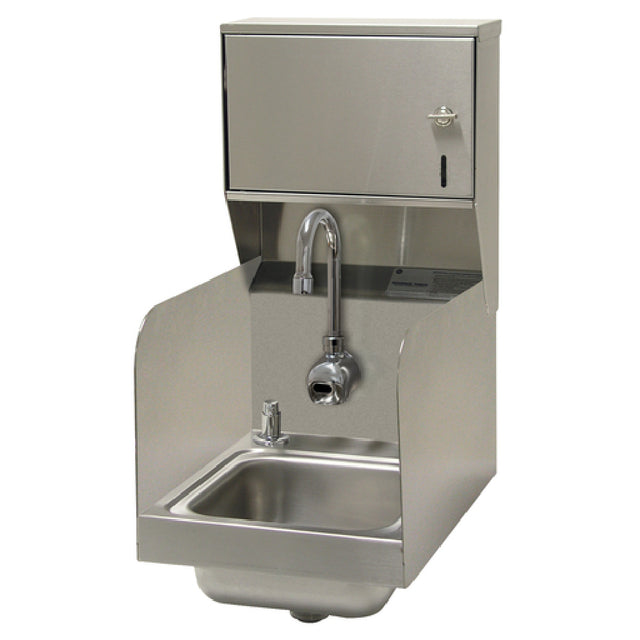 Advance Tabco 7-PS-89 Hand Sink Wall Mounted With Left & Right Side Splashes