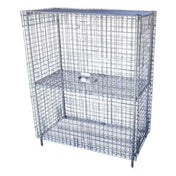 Serv-Ware SC48SL-CWP - Serv-Ware - Wire Shelving - Chrome Security Unit (5 Pcs) 48" W X 25.6" D X 69.4" H