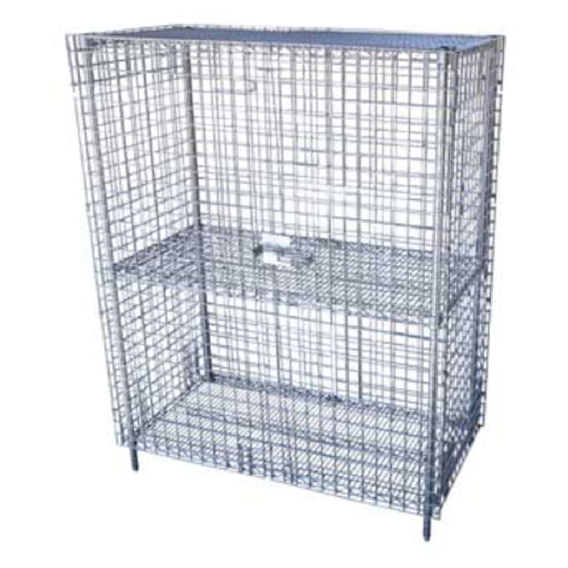 Serv-Ware SC48SL-CWP - Serv-Ware - Wire Shelving - Chrome Security Unit (5 Pcs) 48" W X 25.6" D X 69.4" H