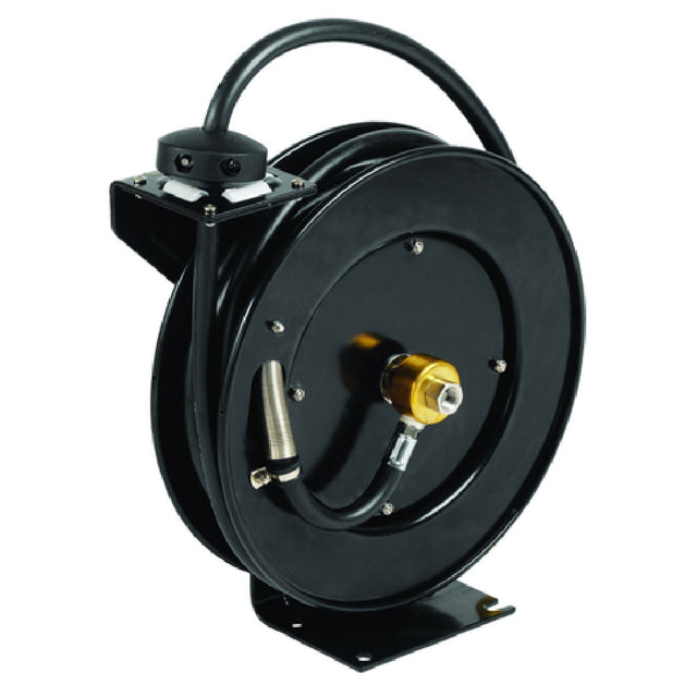 T&S Brass 5HR-232-GH Equip Open Hose Reel Powder Coated Steel 3/8" X 35 Ft. Hose