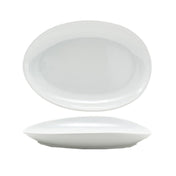 FOH DSP033WHP22 Tides™ Plate 8" X 5-1/2" Oval