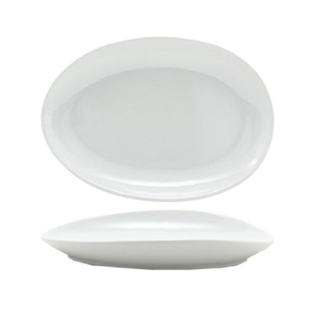 FOH DSP033WHP22 Tides™ Plate 8" X 5-1/2" Oval