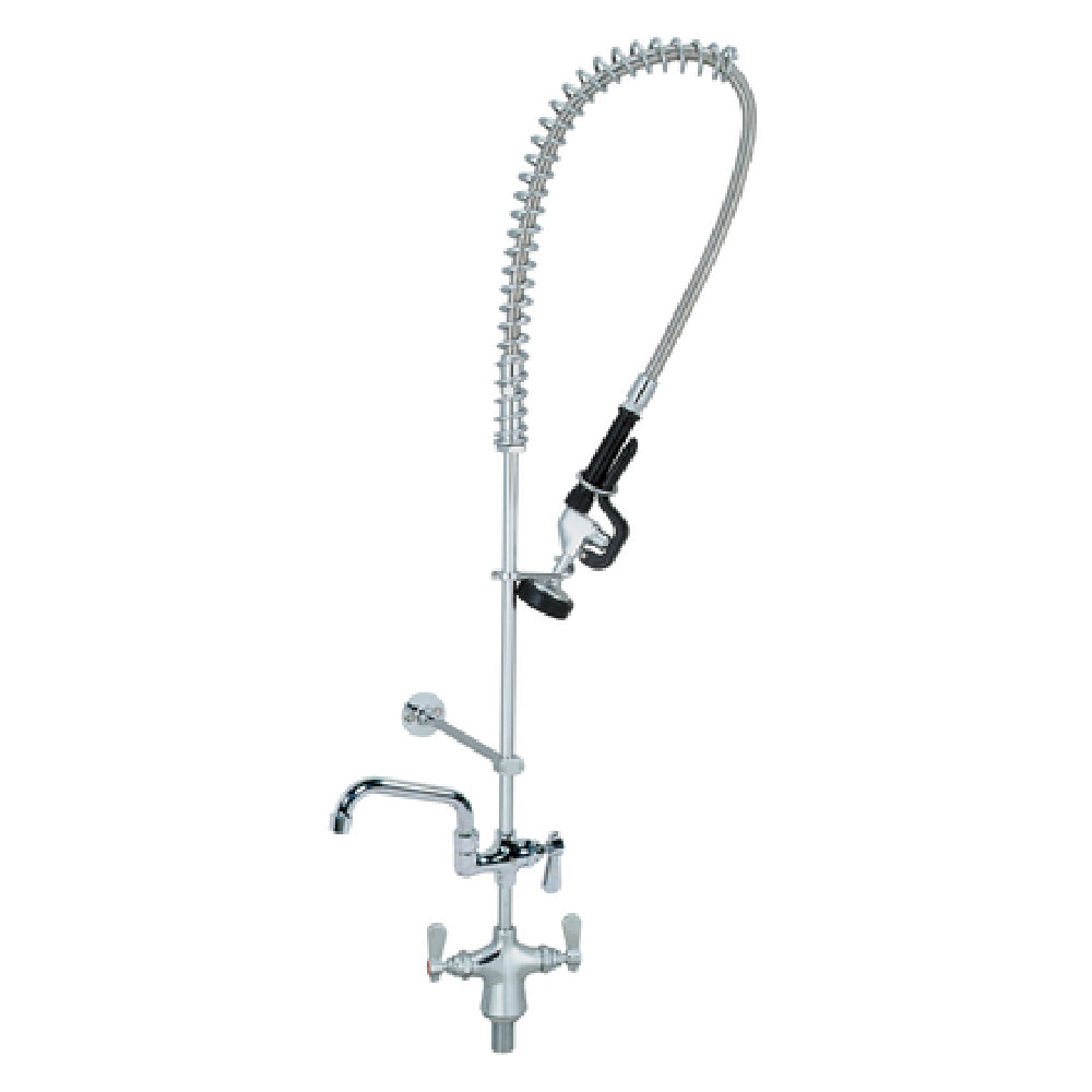 BK Resources BKF-DMPR-WB-AF12-G OptiFlow™ Pre-Rinse Assembly With 12" Add-on Faucet