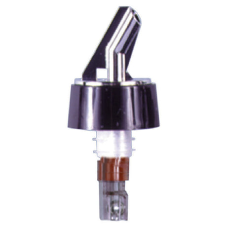 Spill-Stop 398-22 Posi-Por™ Pourer 3/4 Oz. Chrome With Black Collar