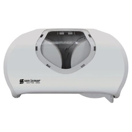 Carlisle R3670WHCL San Jamar Versatwin® Summit Bath Tissue Dispenser 12-7/8"W X 5-7/8"D X 7-3/4"H