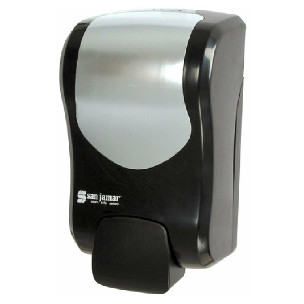 San Jamar SF970BKSS Summit™ Rely® Soap Dispenser Manual 5-1/4"W X 4"D X 9"H
