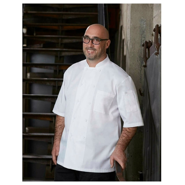 Chef Works JLCVWHTS Montreal Chef Coat Double-breasted Short Sleeves