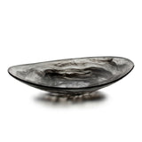 Bon Chef 59020-SMOKE Shallow Oval Resin Bowl 17.25" X 11" X 3.75" Lead Free