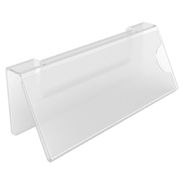 Bauscher Hepp 57.0161.9990 - Label Holder, 3-1/8" X 1" X 1-1/4"H, Front