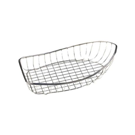 GET Enterprises 4-80300 Boat Basket 13-1/4" X 7-3/4" X 3-3/4" Stainless Steel