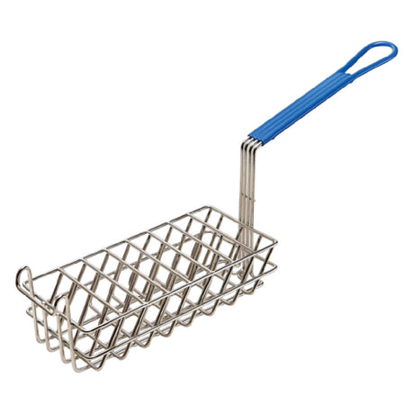 Winco CKCF-BSK Cutlet Fry Basket 8-slots Blue Handle