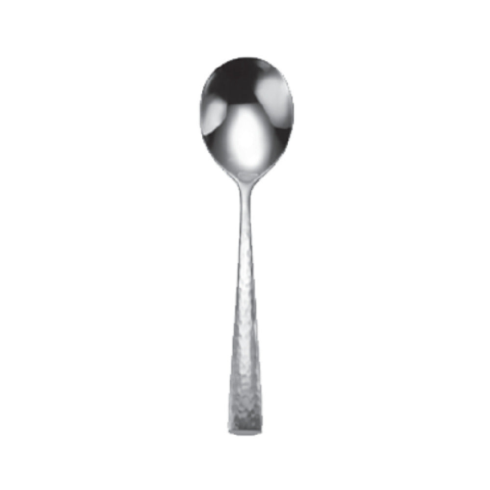 1880 Hospitality T958SBLF Oneida® Bouillon Spoon 6-1/8" Martele Textured Handle