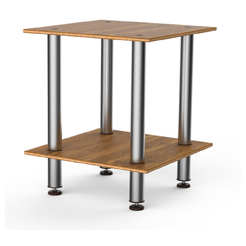 Steelite MGCMDX03BSXF Mogogo Buffet Solutions Modular Serving Table 2-tier 29-1/2" X 29-1/2" X 35"H