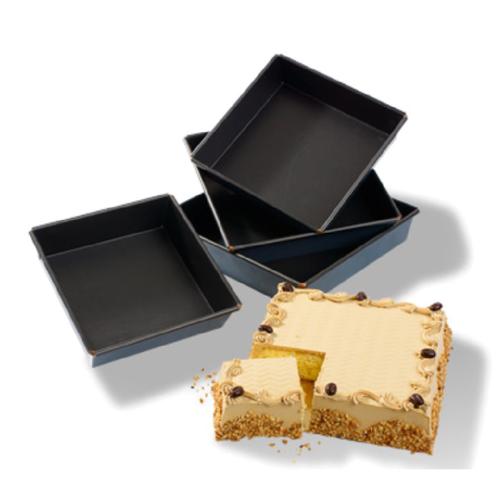 Matfer 331666 Exopan® Cake Pan 9-1/2"L X 9-1/2"W X 2"H Square