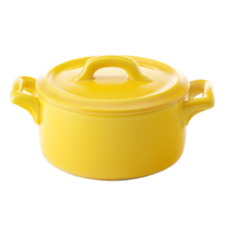 Bon Chef 1600002PYELLOW Cocottes Baker Base 9-1/2 Oz. 4" Dia.