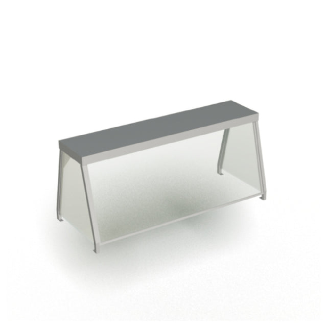 Duke 956-460-2 Deluxe Serving Overshelf 30-1/2"W X 10-1/2"D X 20"H With 1/4" Thick Glass