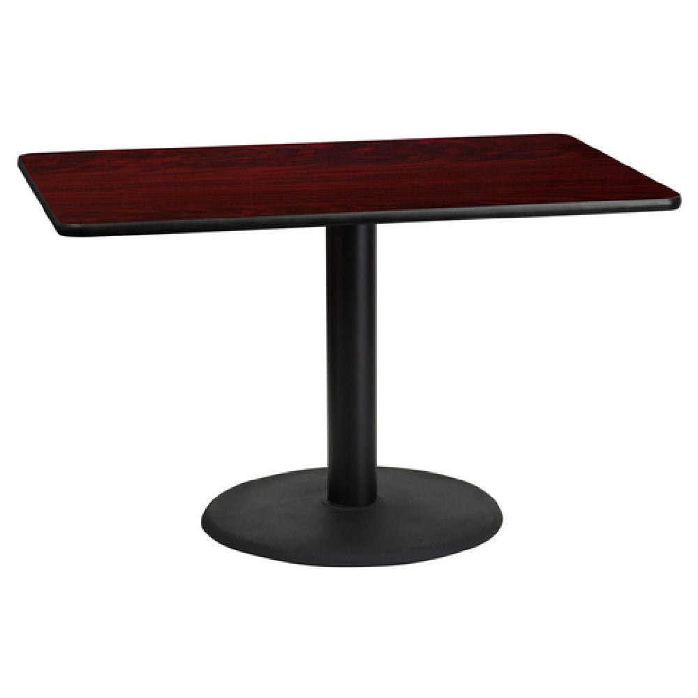 Flash Furniture XU-MAHTB-3048-TR24-GG Table 48"W X 30"D X 31-1/8"H Dining Height