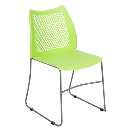 Flash Furniture RUT-498A-GN-GG Hercules Series Stacking Chair 661 Lb. Weight Capacity