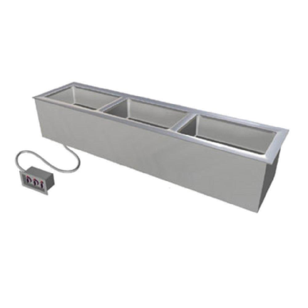 Duke DI-2ESL-SW - Slimline Hot Food Drop-In Unit, Electric, With (2) 12" X 20" Hot Food Well