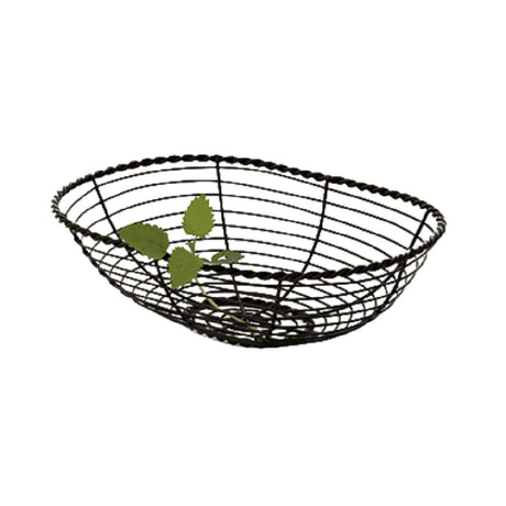 GET Enterprises WB-702 Clipper Mill Display Basket 10" X 7" X 3"H Oval