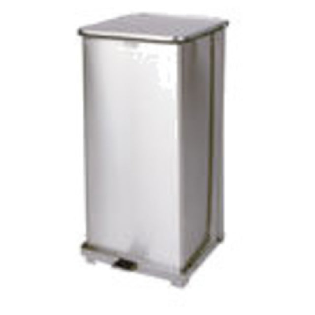 Rubbermaid FGST24SSPL - The Defenders® Step Can, 15" Sq X 30" H, 13 Gallon