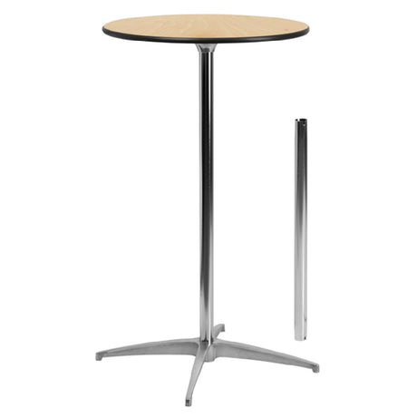 Flash Furniture XA-24-COTA-GG Cocktail/Pub Table 24" Dia. X 30" To 42" Adjustable Height