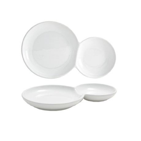 FOH DBO121WHP23 Promotional Pricing May Be Available! Contact Your FOH® Sales Representative For Details! Harmony Bento™ Duo Plate