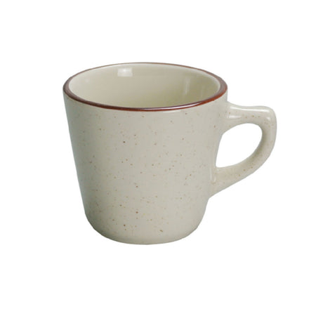 Yanco BR-1 Brown Speckled Cup 7 Oz. 3-3/4" Dia. X 2-1/2"H